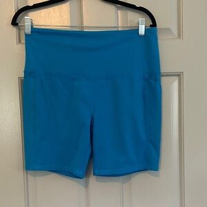 Stylish Blue Women's Bike Shorts